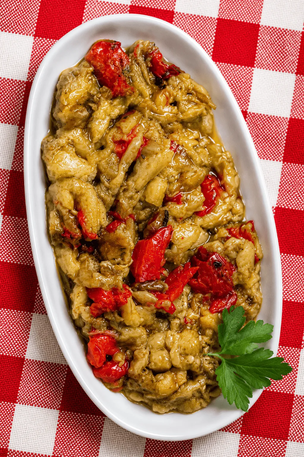 Gegrillte Auberginen