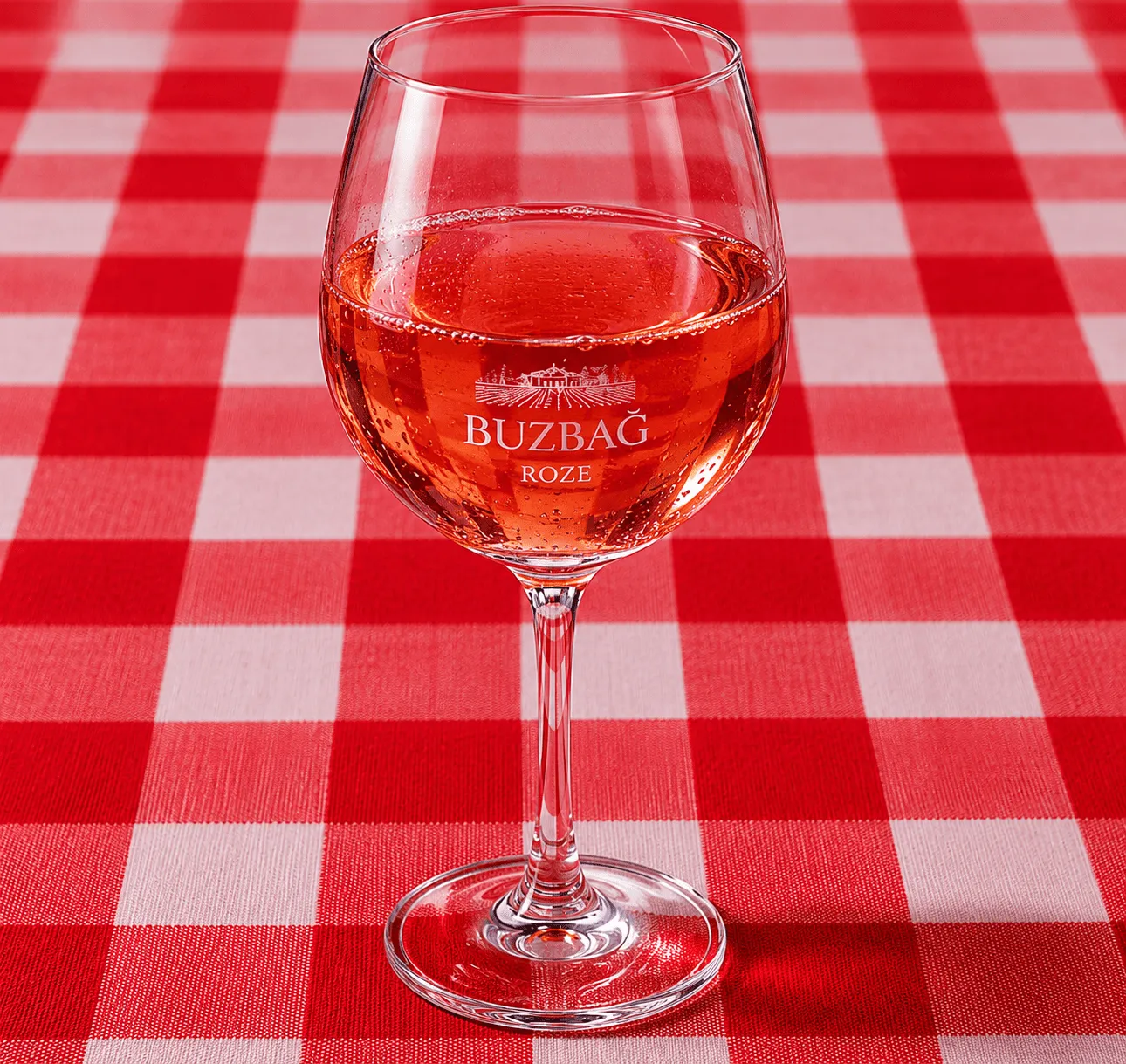 Buzbağ Roze Şarap ( Kadeh )